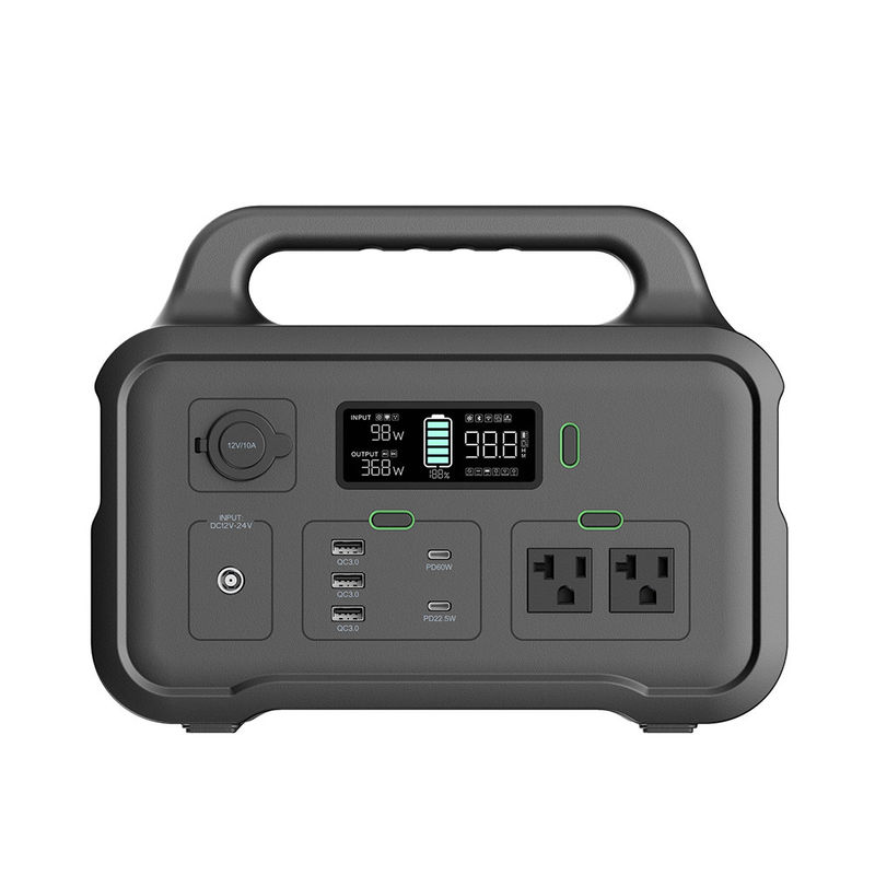 source d'énergie portative portative rechargeable de Mppt de centrale 600W avec le débouché à C.A.