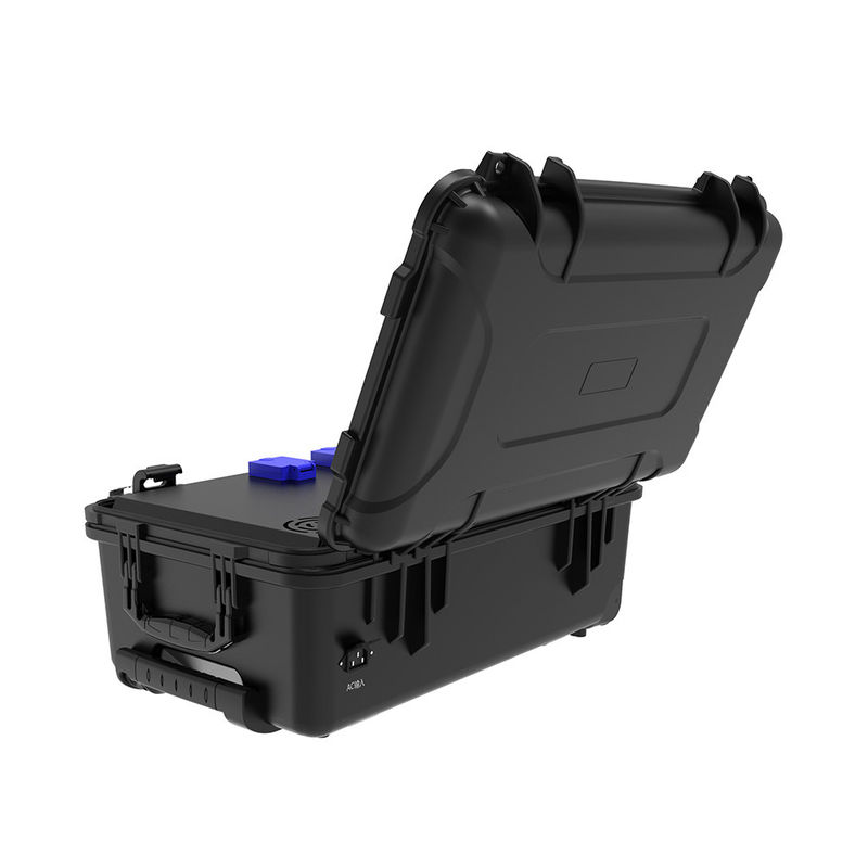 Groupe électrogène solaire portatif portatif extérieur rechargeable de la centrale de MPPT 2400W