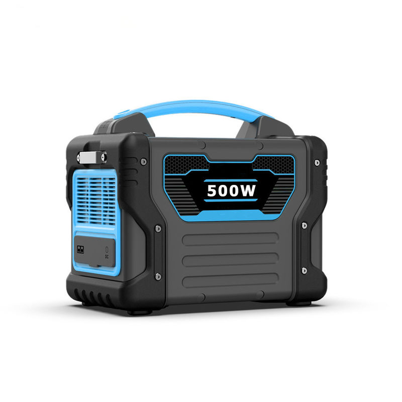 onde sinusoïdale pure légère portative rechargeable de centrale 500w 110v MPPT pour le camping