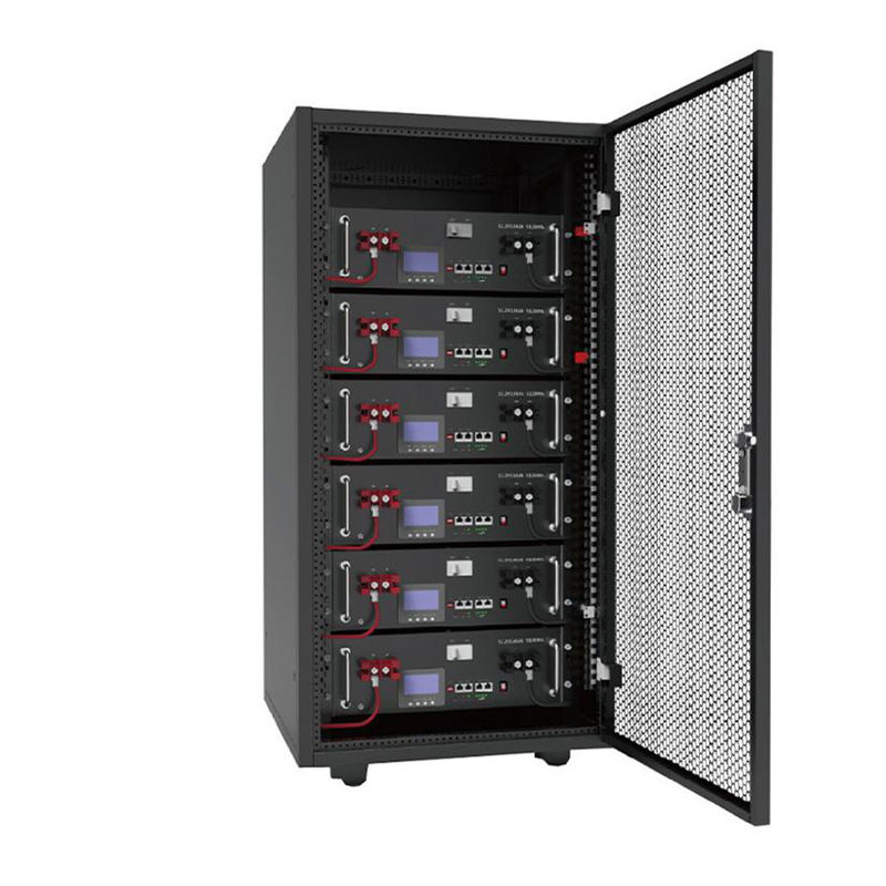 Système adapté aux besoins du client Batte de stockage de l'énergie de la batterie solaire 51.2V 100-600ah LiFePO4 de bâti de support