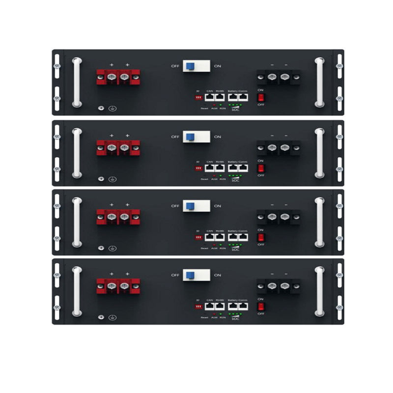 Système de stockage de l'énergie de l'ion LiFePO4 de lithium de la batterie Lifepo4 20Kwh 51.2V 400Ah de support de serveur