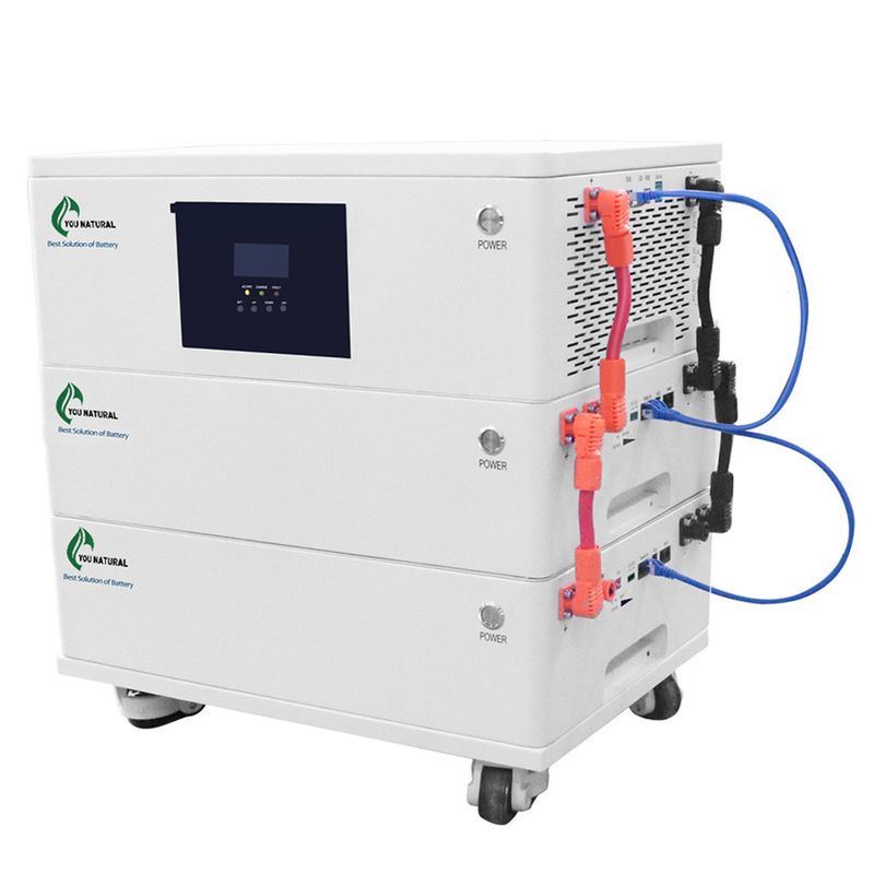 système de stockage de l'énergie de la maison 220V 48V 10kWh outre de système à énergie solaire de remisage des batteries d'inverseur et de batterie de grille
