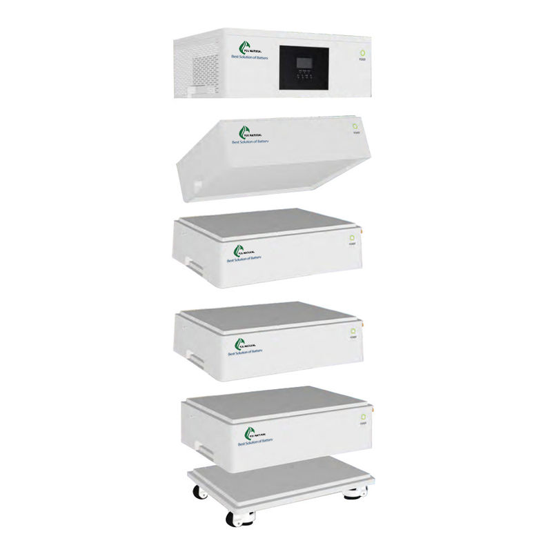 Tous dans une Lifepo4 batterie à la maison empilable 20kw outre de remisage des batteries solaire de grille