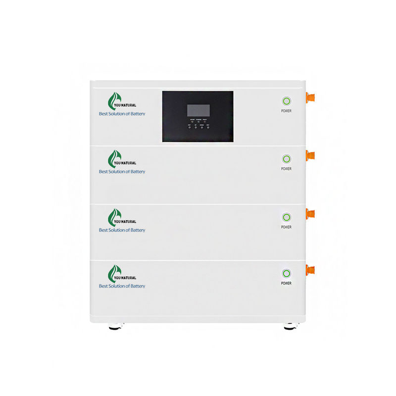 installation de la batterie 15kw empilable 48v 300ah outre de batterie au lithium rechargeable de stockage de puissance de grille