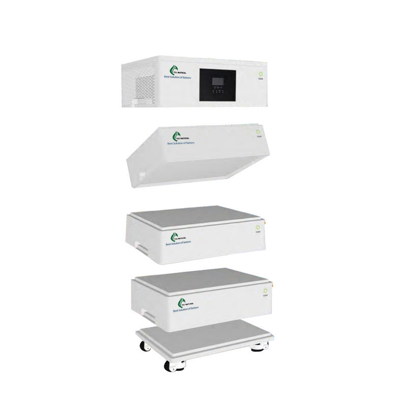 installation de la batterie 15kw empilable 48v 300ah outre de batterie au lithium rechargeable de stockage de puissance de grille