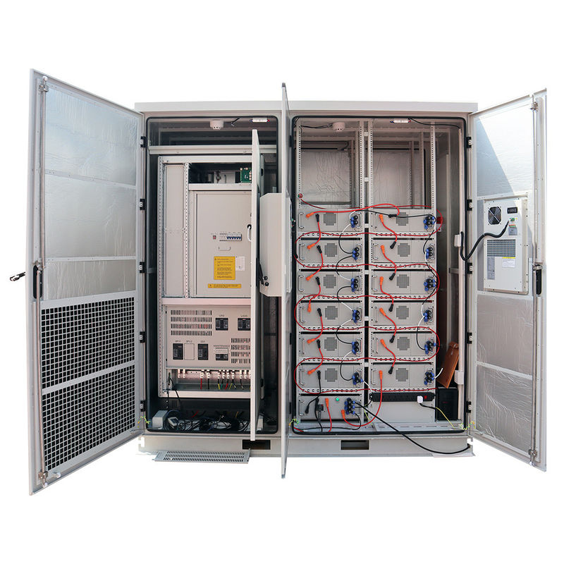 Remisage des batteries extérieur d'Ion Phosphate 100ah de lithium du meuble de rangement 50W 100kW d'énergie