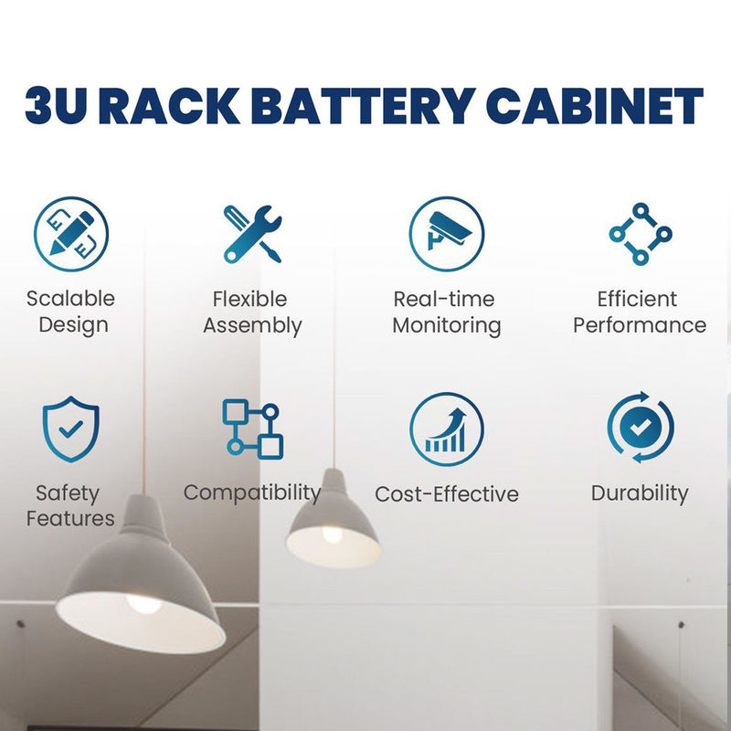 stockage d'Ion Battery For Solar Energy de lithium de la batterie 400ah de support de serveur de 20480Wh 51.2V Lifepo4