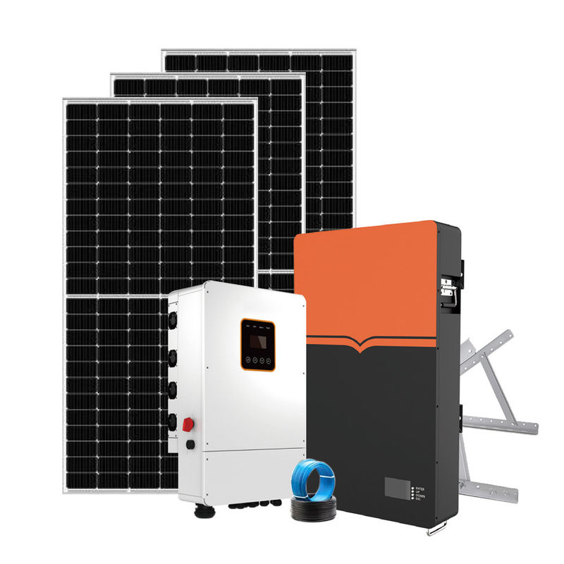 Solutions à énergie solaire à niveau minimal du système à énergie solaire résidentielles fixées au mur de volt 51.2V 9.5KWh