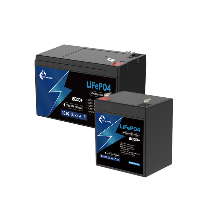 6Ah 8Ah 12V Lifepo4 Cellule d'énergie de la batterie Batterie Li-ion à cycle de longue durée