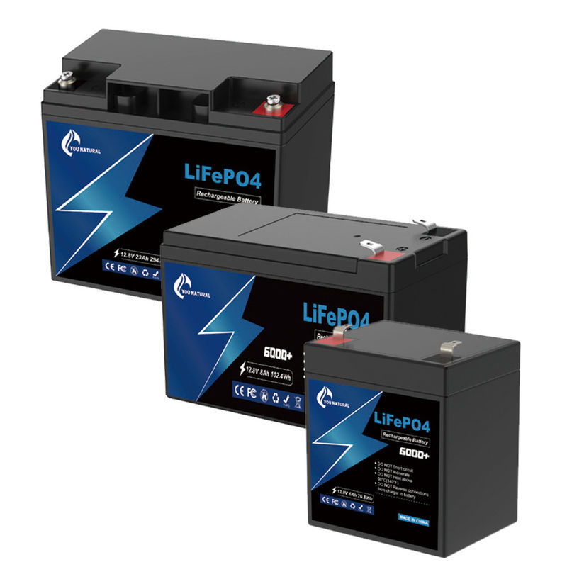 Chariot de golf 12V LiFePo4 Batterie Lithium Ion Fer Phosphate Batterie 6ah 8ah 23ah 295Wh