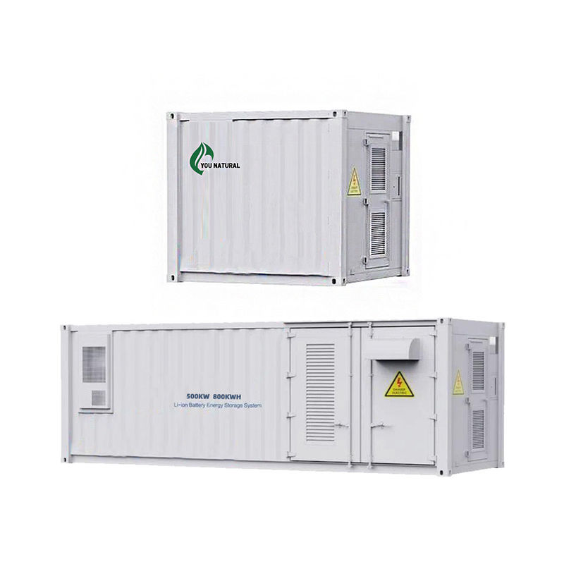 500 kW 811.2 kWh Système de stockage d'énergie extérieur tout en un 100 kW 243 kWh Batterie de stockage d'énergie