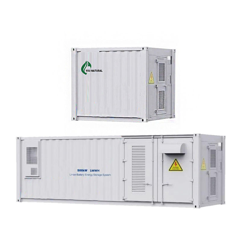 Système de stockage d'énergie Container de 5 pieds Système de stockage d'énergie extérieur entièrement intégré Container