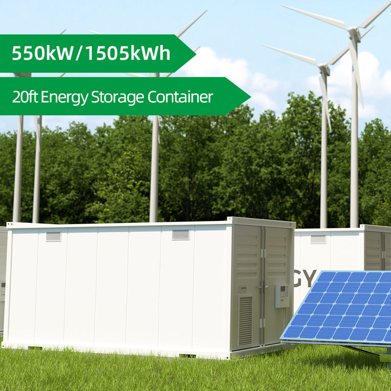 Système de stockage d'énergie Ess Système de stockage d'énergie de conteneur Batterie 1500kWh 20ft Système de stockage d'énergie de conteneur