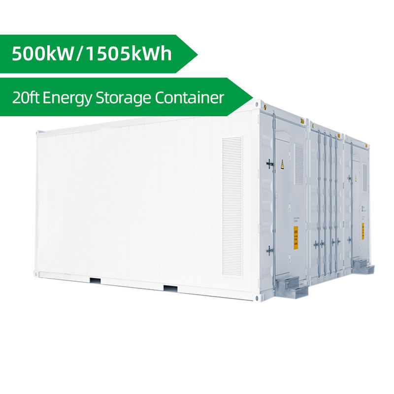 Système de stockage d'énergie portable de grande capacité de 20 pieds pour l'industrie