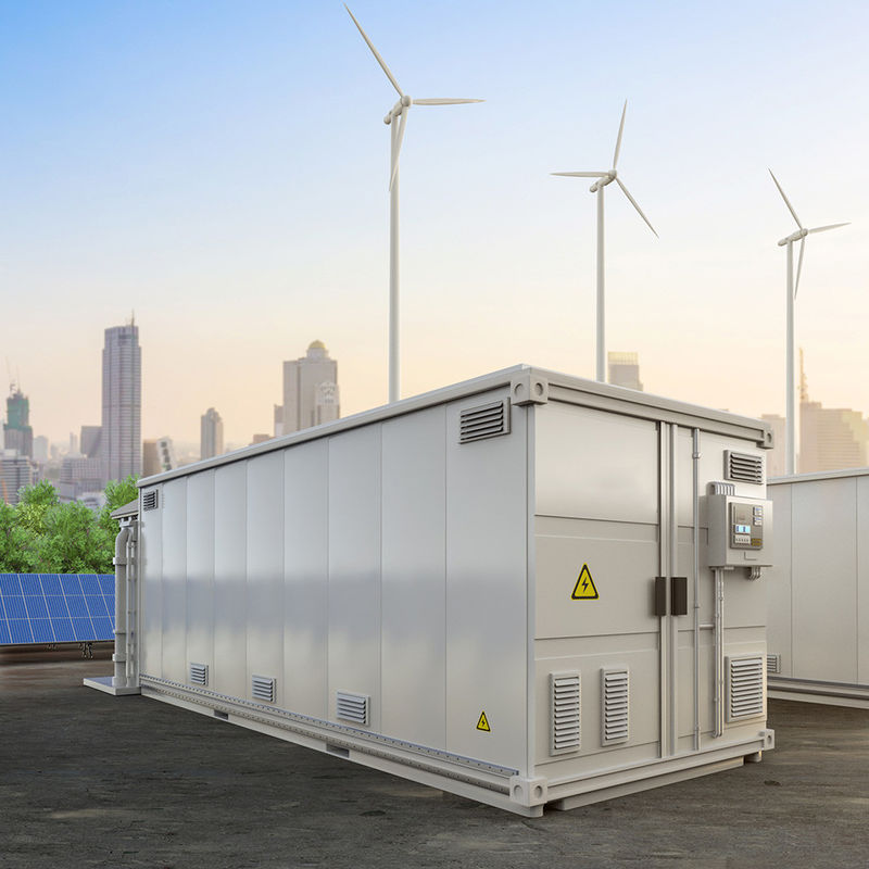 100 kW 250 kWh batterie sur le réservoir de stockage d'énergie hors réseau Inverseur hybride / système de conversion de puissance