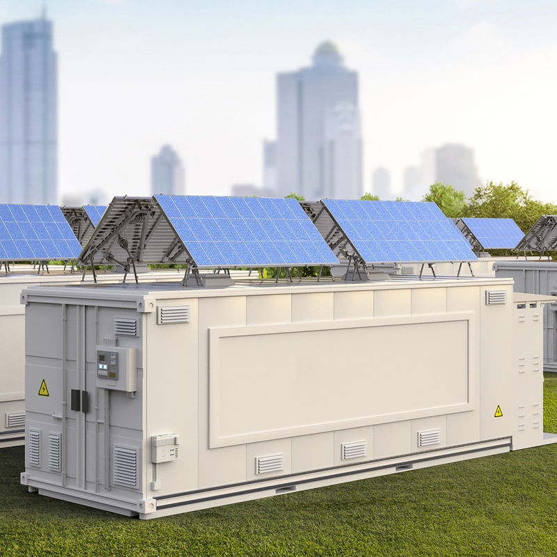 Système de stockage d'énergie commercial de 100 kW avec refroidissement à l'air par aérosol pour un stockage maximal