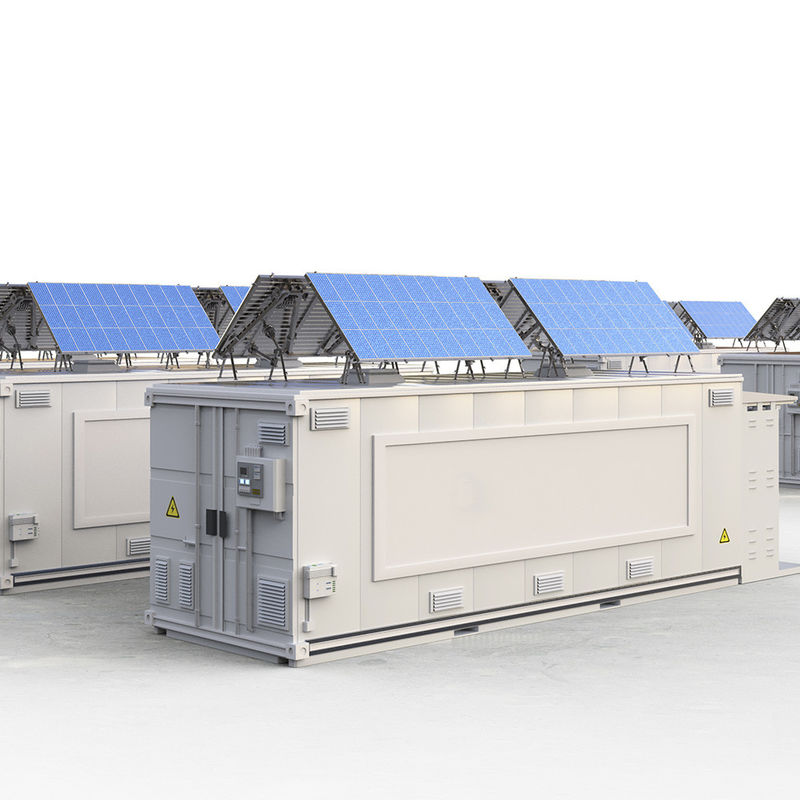Container de stockage d'énergie solaire à grande échelle, commercial et industriel, de 300 kWh à 10 mwh