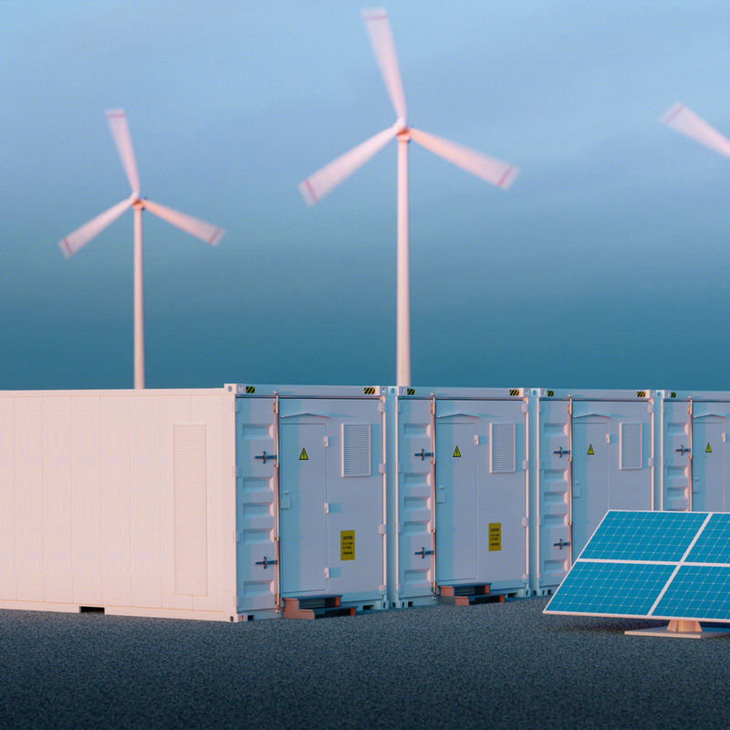 500KWH Bess hors réseau haute tension système de stockage d'énergie industriel commercial avec boîte à batteries contenant Ess