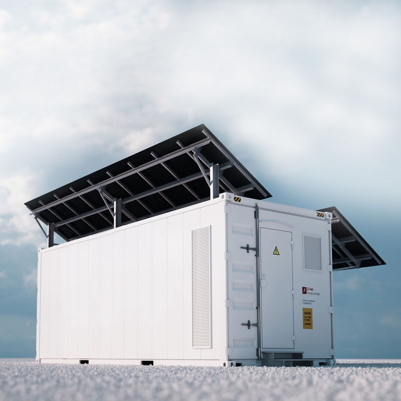Récipient de stockage d'énergie Prix d'usine Récipient de stockage d'énergie solaire 500KWh Récipient de batterie Système de stockage d'énergie industriel