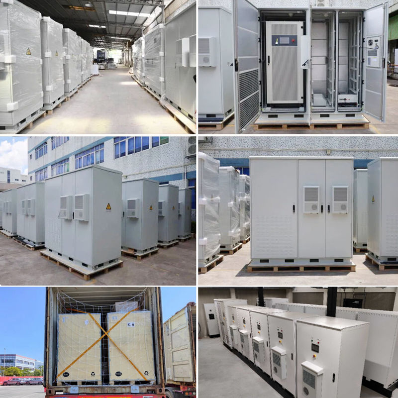 IP54 Armoire de stockage d'énergie 55kWh Système de batterie Armoire de stockage d'énergie à batterie au lithium