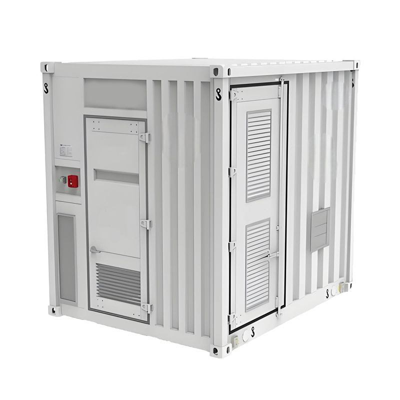 Système d'énergie solaire 250kwh Batterie au lithium avec 100kw de puissance d'entrée et de sortie Conteneur extérieur Bess Industrie Stockage d'énergie
