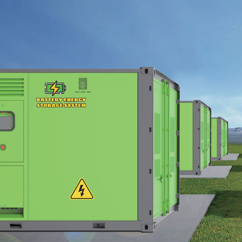 Générateur diesel et batterie au lithium Système de stockage de l' énergie tout en un armoire de batterie extérieure