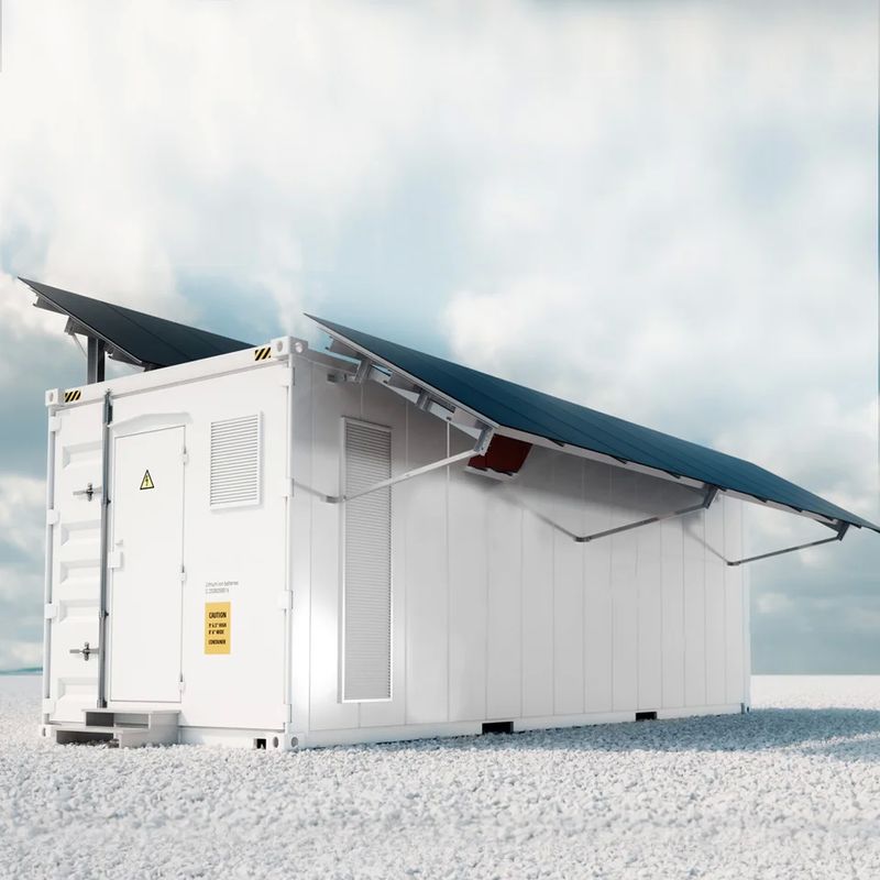 Système de stockage d'énergie de conteneur 18*4P384S Configuration et poids de 75 t pour une capacité maximale