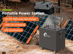 centrale pure de l'onde sinusoïdale de grande capacité de station de puissance de batterie de 2500W Lifepo4 Lifepo4